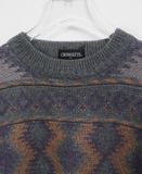  12.17.23 - VTG KNIT SWEATSHIRT - CROSSKEYS 