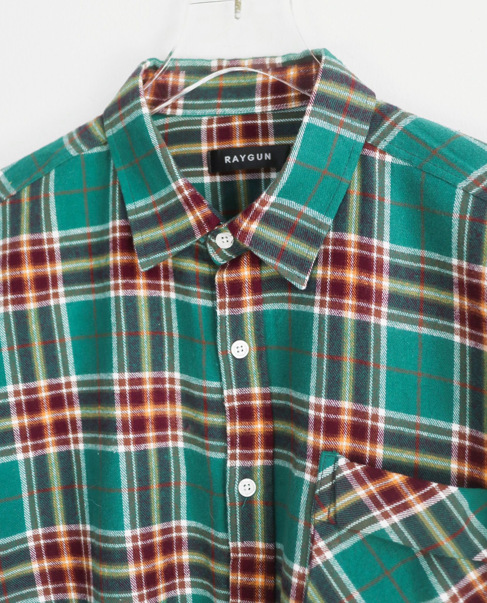  05.25.23 - VTG FLANNEL BUTTON UP SHIRT - RAYGUN 