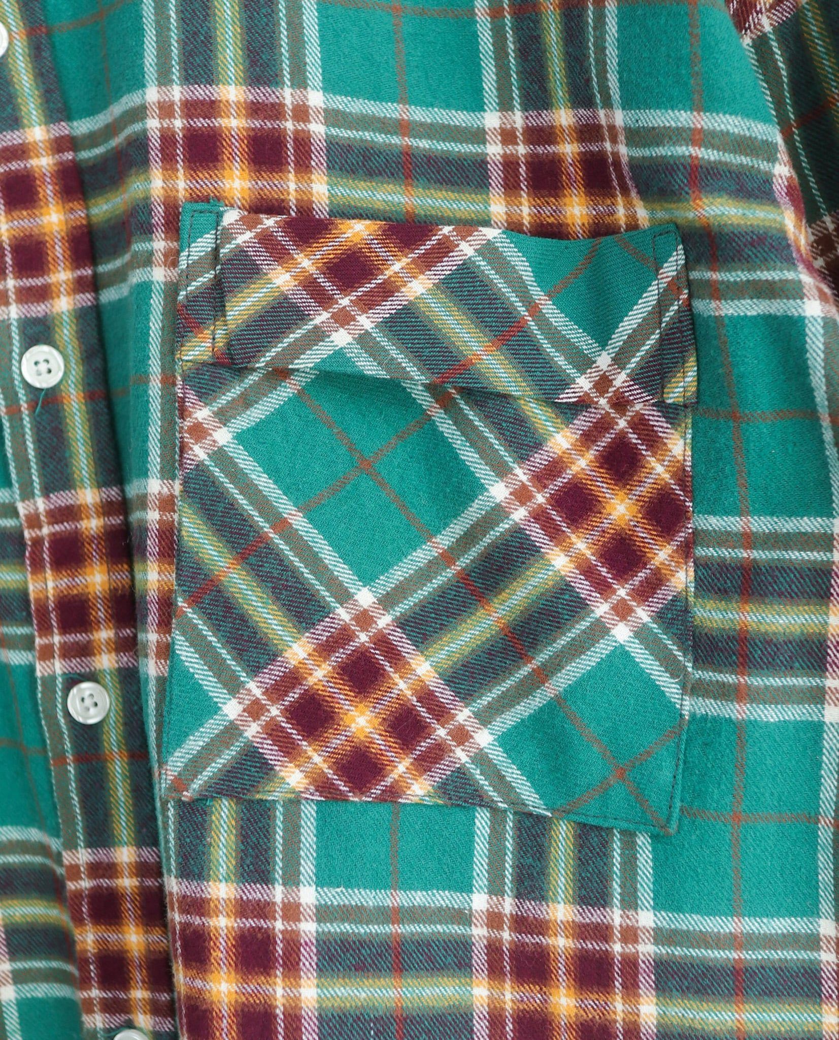  05.25.23 - VTG FLANNEL BUTTON UP SHIRT - RAYGUN 