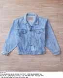  07.07.24 - VTG CROPPED BOXY DENIM JACKET - CHECKERBERRY 90s 