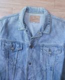  07.07.24 - VTG CROPPED BOXY DENIM JACKET - CHECKERBERRY 90s 