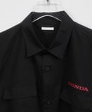  12.18.23 - VTG BUTTON UP SHIRT - GU bu UNIQLO x HONDA 
