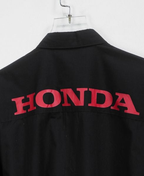  12.18.23 - VTG BUTTON UP SHIRT - GU bu UNIQLO x HONDA 