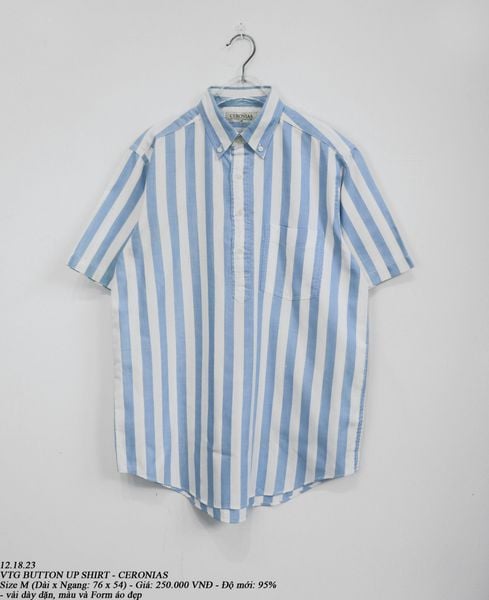  12.18.23 - VTG BUTTON UP SHIRT - CERONIAS 