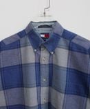  10.30.23 - VTG OVERSIZED BUTTON UP TWILL SHIRT - TOMMY HILFIGER 