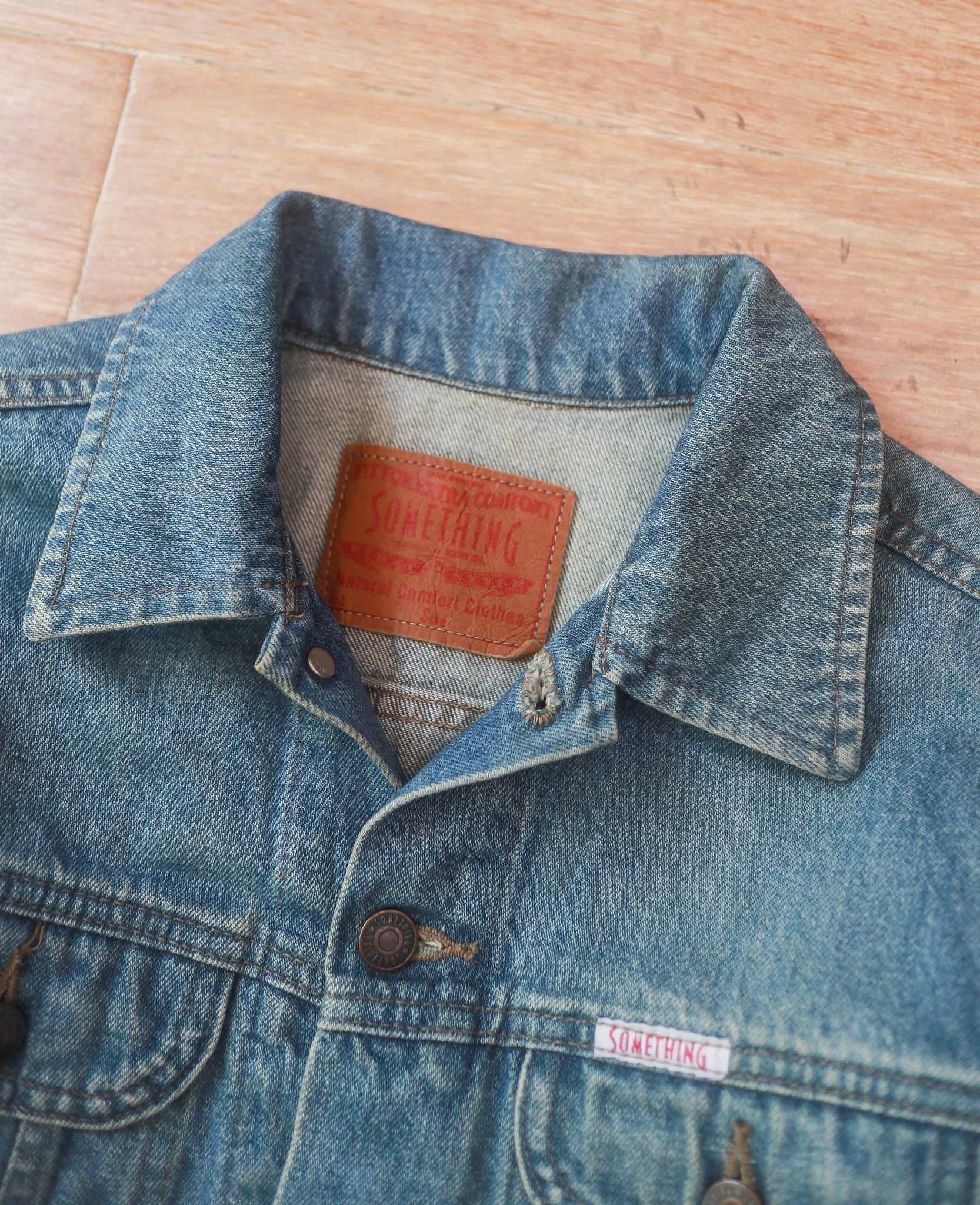  07.07.24 - VTG CROPPED DENIM JACKET - SOMETHING by EDWIN 