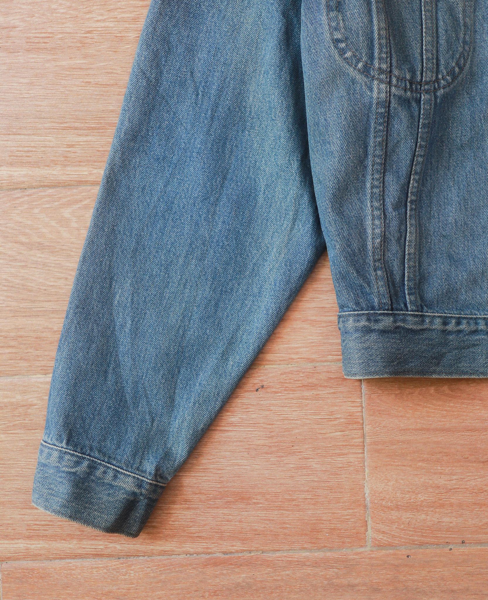  07.07.24 - VTG CROPPED DENIM JACKET - SOMETHING by EDWIN 