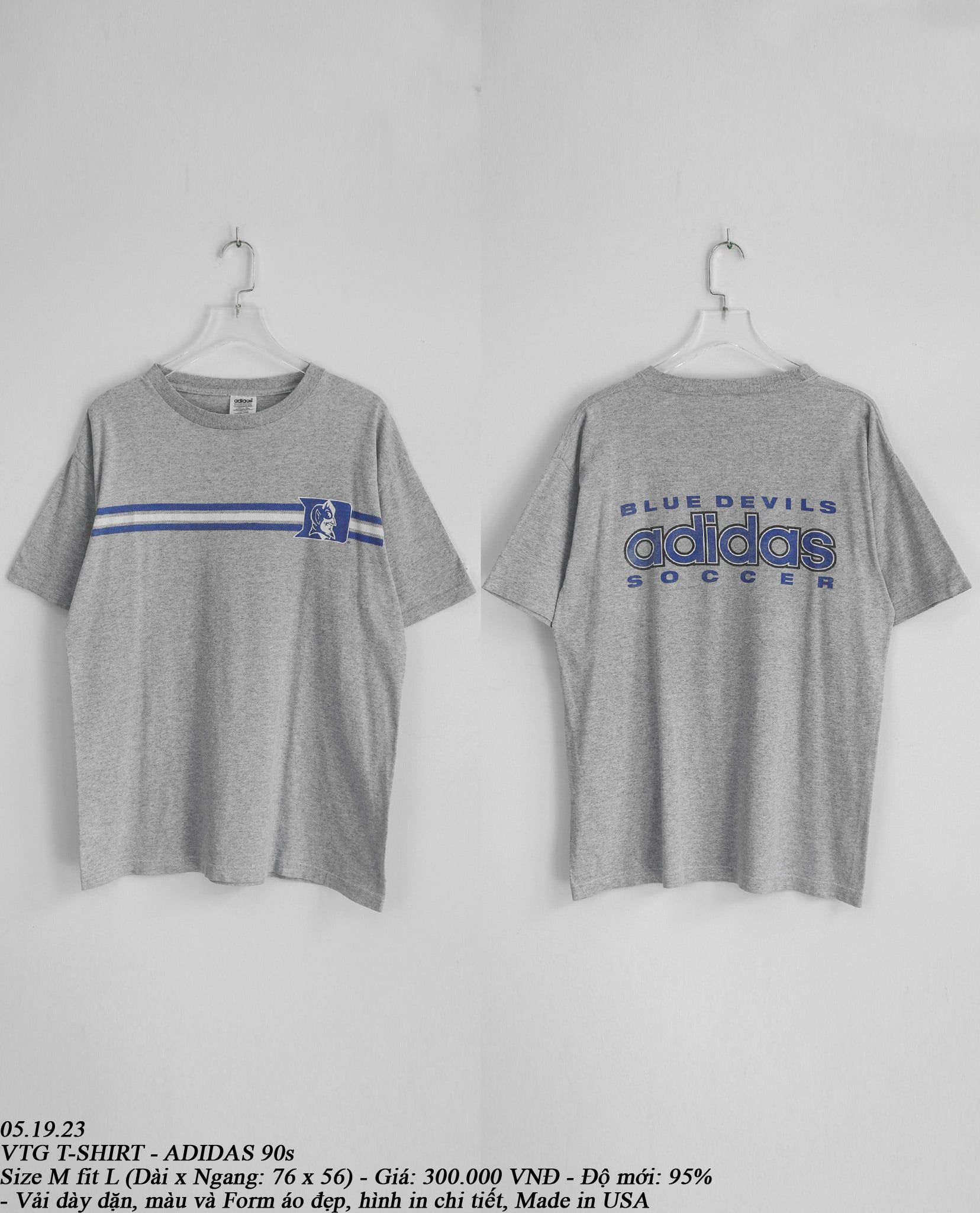  05.19.23 - VTG T-SHIRT - ADIDAS 90s 