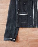  07.06.24 - VTG CROPPED DENIM JACKET - HARRODS 