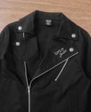  07.06.24 - VTG CROPPED BIKER DENIM JACKET - XOXO GIRLS 