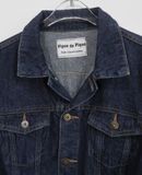  08.06.23 - VTG FLANNEL LAYERED CROPPED DENIM JACKET - PIQUE DE PIQUE 