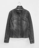  08.06.23 - VTG CROPPED DENIM JACKET - KUMIKYOKU 