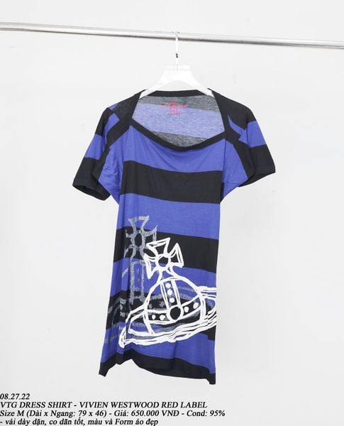  08.27.22 - VTG DRESS SHIRT - VIVIEN WESTWOOD RED LABEL 