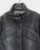  08.06.23 - VTG CROPPED DENIM JACKET - KUMIKYOKU 