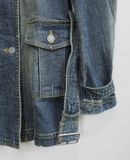  08.06.23 - VTG DENIM COAT JACKET - TAKEO KIKUCHI 