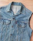  07.10.24 - VTG DENIM VEST JACKET - LEVI'S 90s 