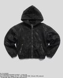  01.12.24 - VTG CROPPED HOODED JACKET - LJ BLACK 