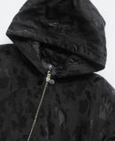  01.12.24 - VTG CROPPED HOODED JACKET - LJ BLACK 