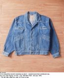  07.10.24 - VTG CROPPED BOXY DENIM JACKET - NORTH BOUND EXPRESS 90s 