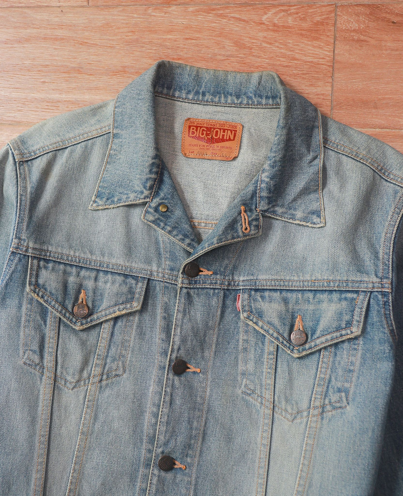  07.10.24 - VTG CROPPED DENIM JACKET - BIG JOHN 90s 