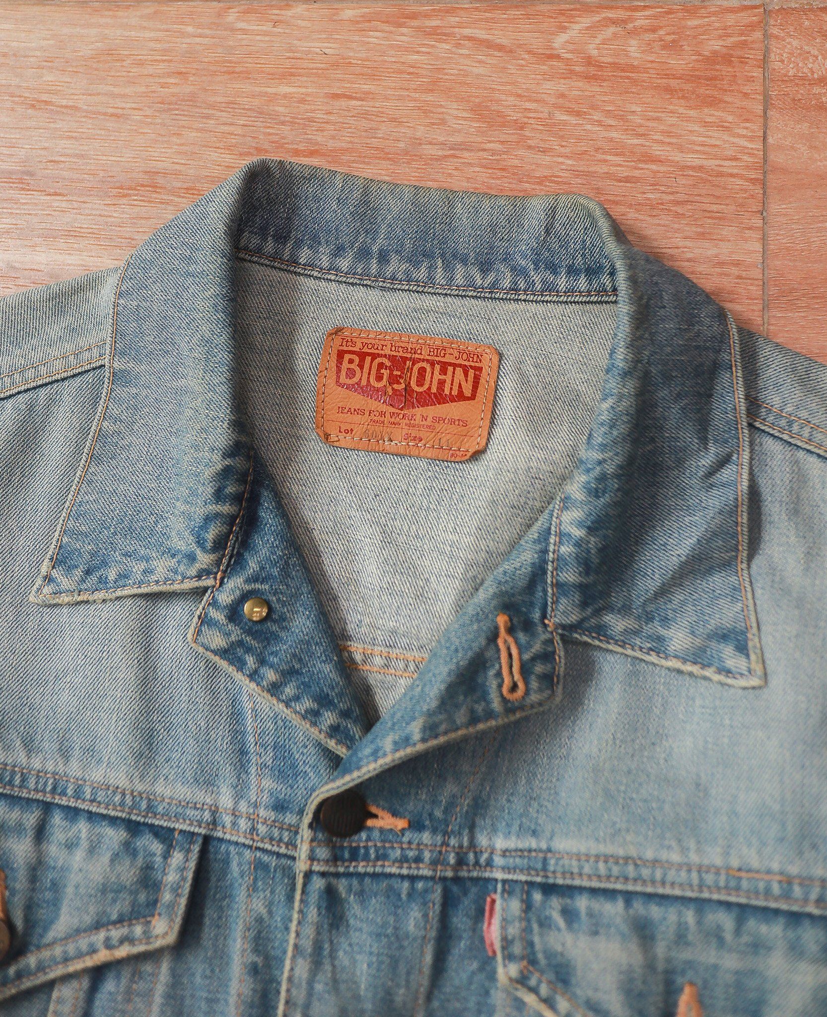  07.10.24 - VTG CROPPED DENIM JACKET - BIG JOHN 90s 