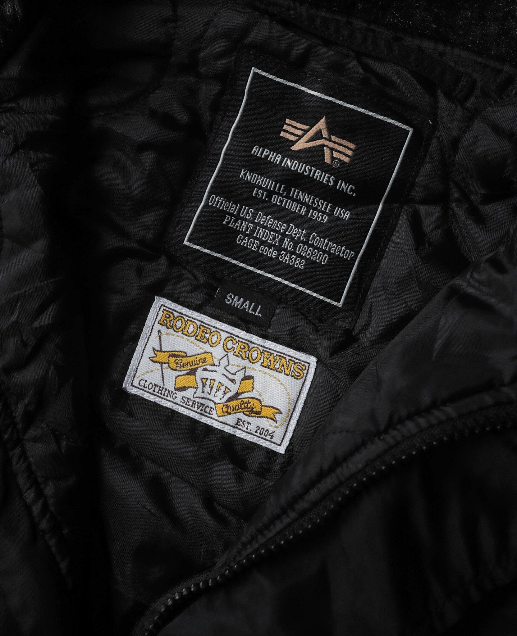  01.15.24 - VTG LONGLINE PARKA JACKET - ALPHA INDUSTRIES X RODEO CROWNS 