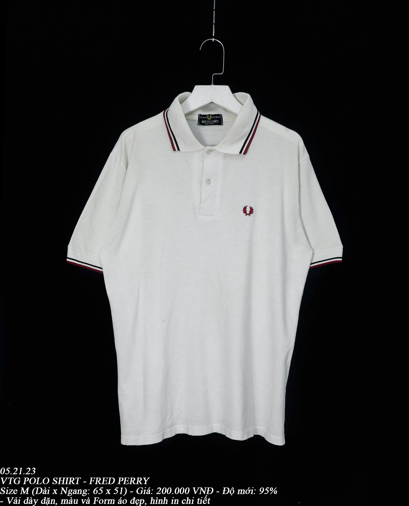  05.21.23 - VTG POLO SHIRT - PRED PERRY 