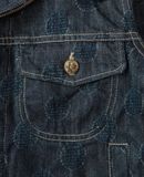  07.14.24 - VTG CROPPED DENIM BIKER JACKET - EDUCATION FROM YOUNG MACHINES 