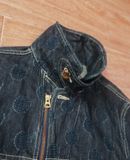 07.14.24 - VTG CROPPED DENIM BIKER JACKET - EDUCATION FROM YOUNG MACHINES 
