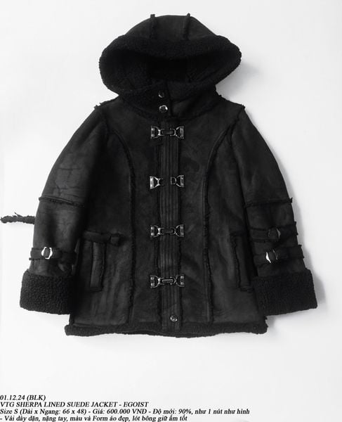  01.12.24 - VTG SHERPA LINED SUEDE JACKET - EGOIST 