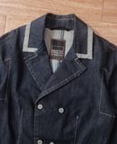  07.14.24 - VTG CROPPED BLAZER DENIM JACKET - MARITHÉ FRANCOIS GIRBAUD 