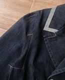  07.14.24 - VTG CROPPED BLAZER DENIM JACKET - MARITHÉ FRANCOIS GIRBAUD 