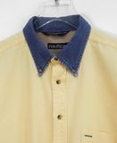  10.30.23 - VTG BUTTON UP TWILL SHIRT - NAUTICA 
