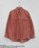  10.30.23 - VTG OVERSIZED BUTTON UP CORDUROY SHIRT - PRACT STUDIO 