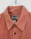  10.30.23 - VTG OVERSIZED BUTTON UP CORDUROY SHIRT - PRACT STUDIO 