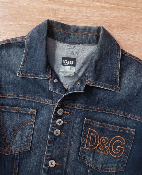  07.14.24 - VTG CROPPED DENIM JACKET - DOLCE & GABBANA 