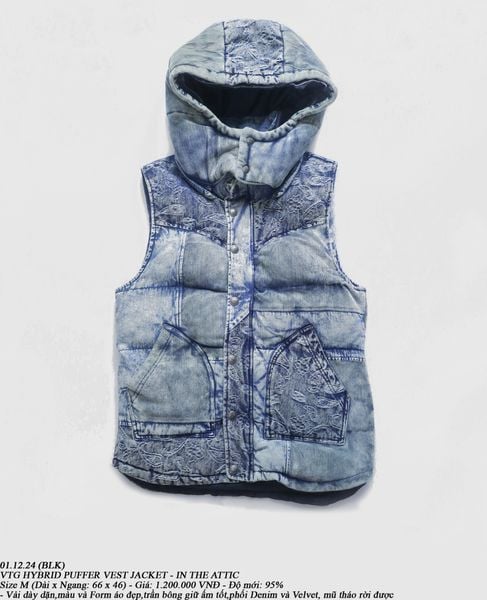  01.12.24 - VTG HYBRID PUFFER VEST JACKET - IN THE ATTIC 