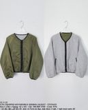  12.11.22 - VTG CROPPED REVERSIBLE SHERPA JACKET - TITIVATE 