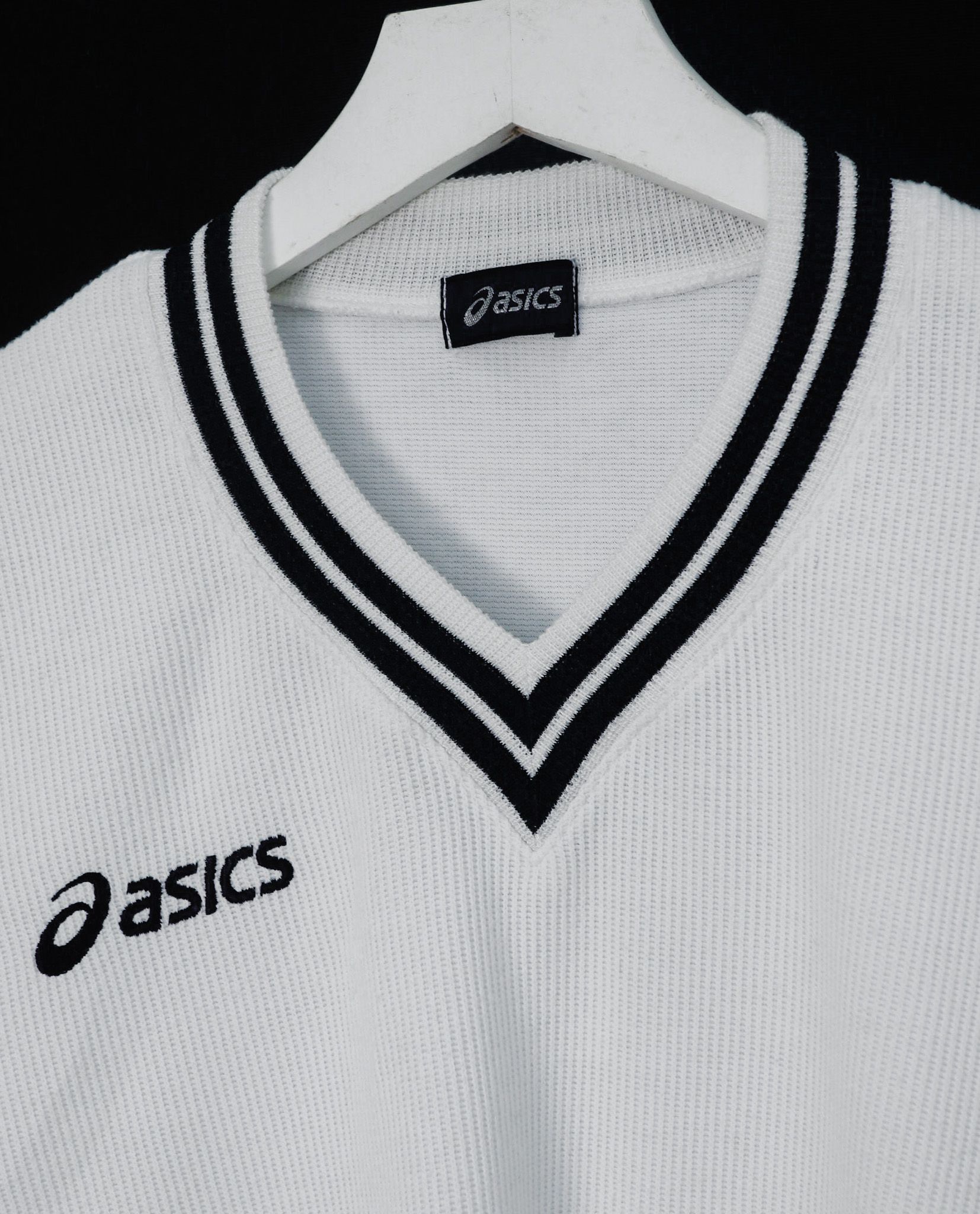  06.06.23 - VTG KNIT LONGSLEEVE SHIRT - ASICS 
