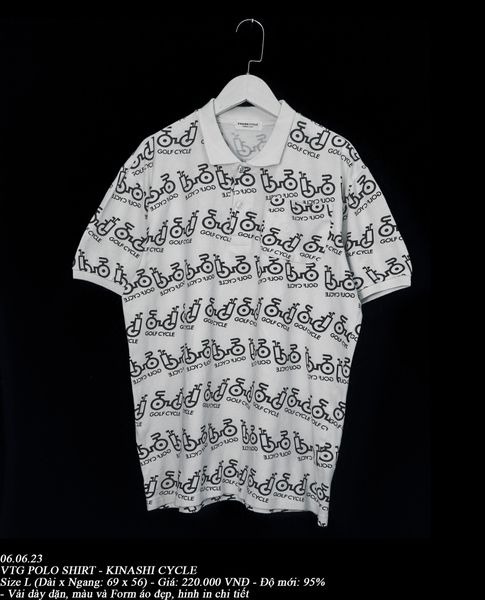  06.06.23 - VTG POLO SHIRT - KINASHI CYCLE 