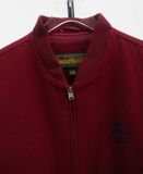  12.20.23 - VTG LEATHER SLEEVE WOOL VARSITY JACKET - TIMBERLAND 