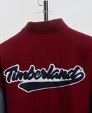  12.20.23 - VTG LEATHER SLEEVE WOOL VARSITY JACKET - TIMBERLAND 