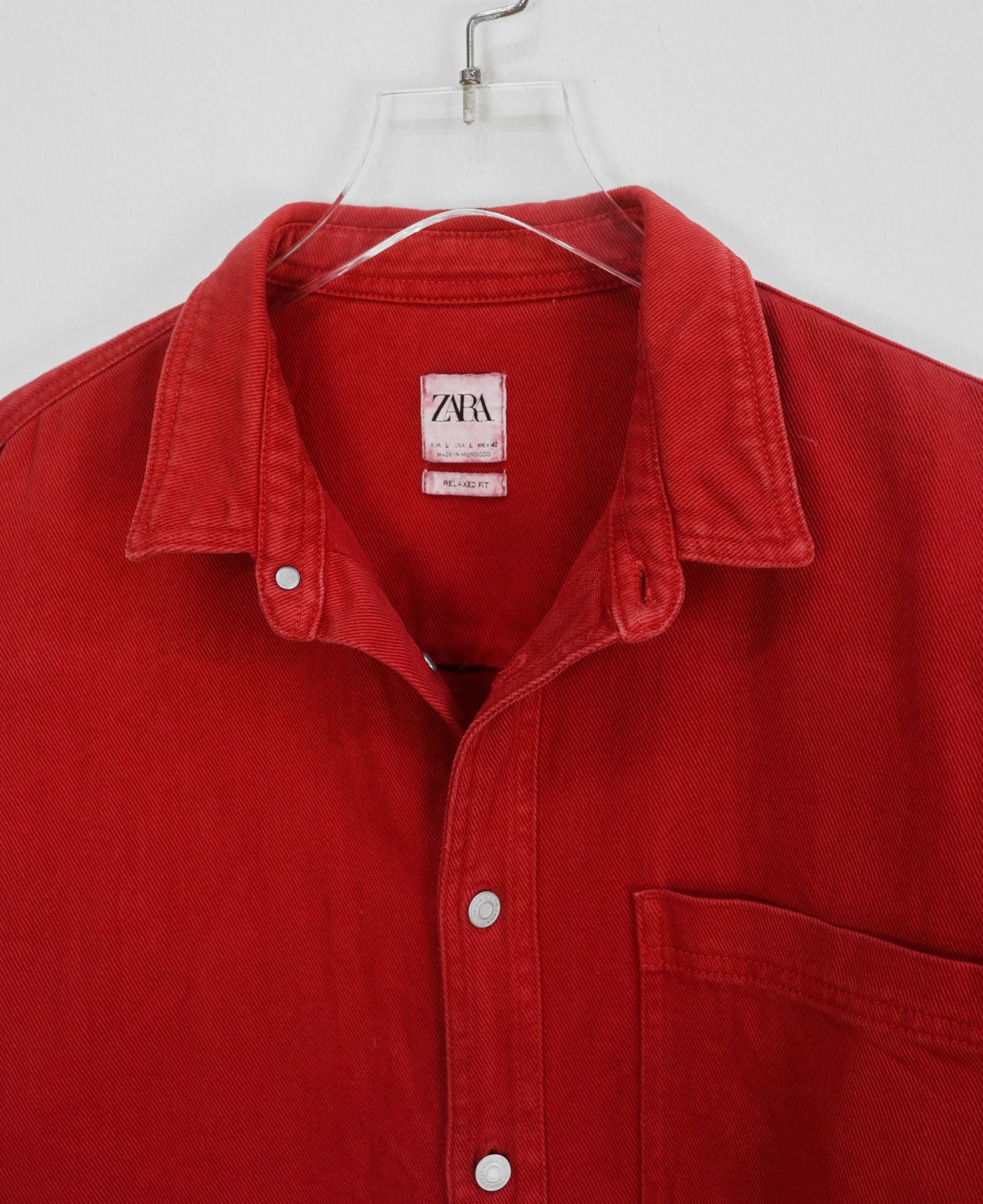  12.24.23 - VTG DENIM SHIRT JACKET - ZARA 