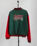  12.20.23 - VTG WOOL VARSITY JACKET - CASTROL RED WHITE GREEN COLLECTION 
