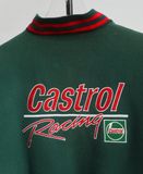  12.20.23 - VTG WOOL VARSITY JACKET - CASTROL RED WHITE GREEN COLLECTION 