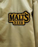  12.20.23 - VTG REVERSIBLE BASEBALL JACKET - MALT'S BEER 