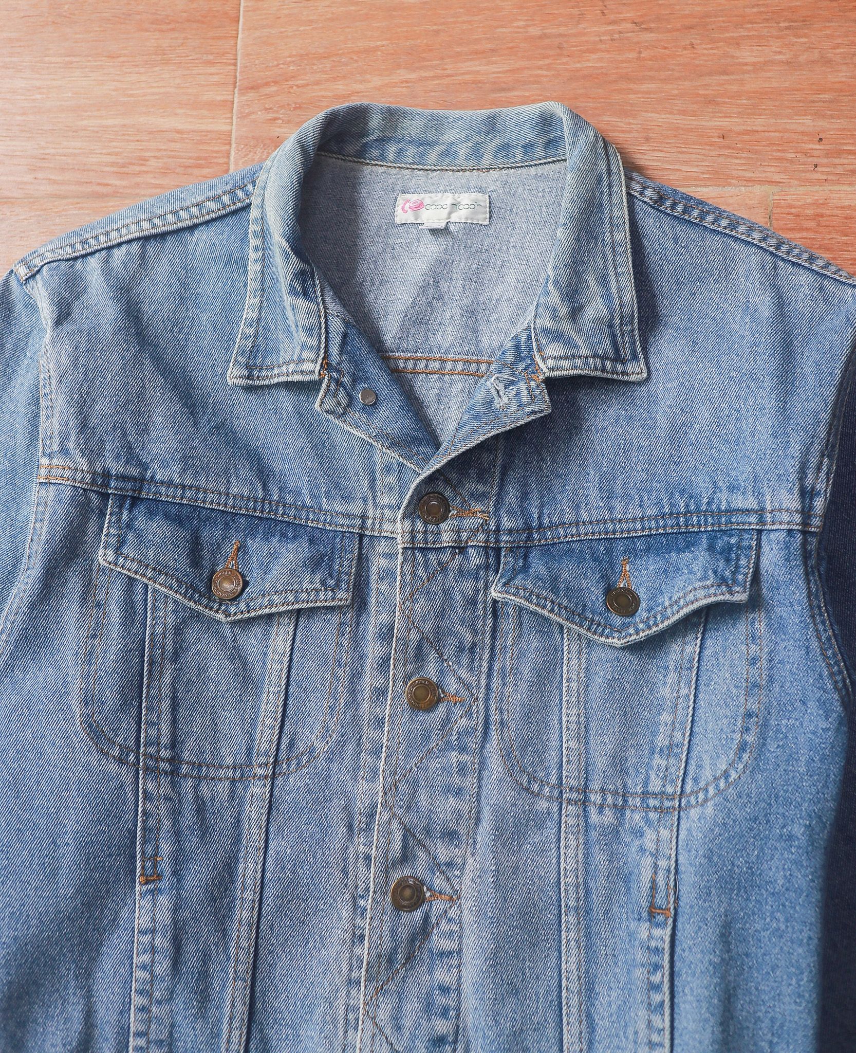  07.14.24 - VTG CROPPED DENIM JACKET - COCO 