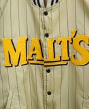  12.20.23 - VTG REVERSIBLE BASEBALL JACKET - MALT'S BEER 