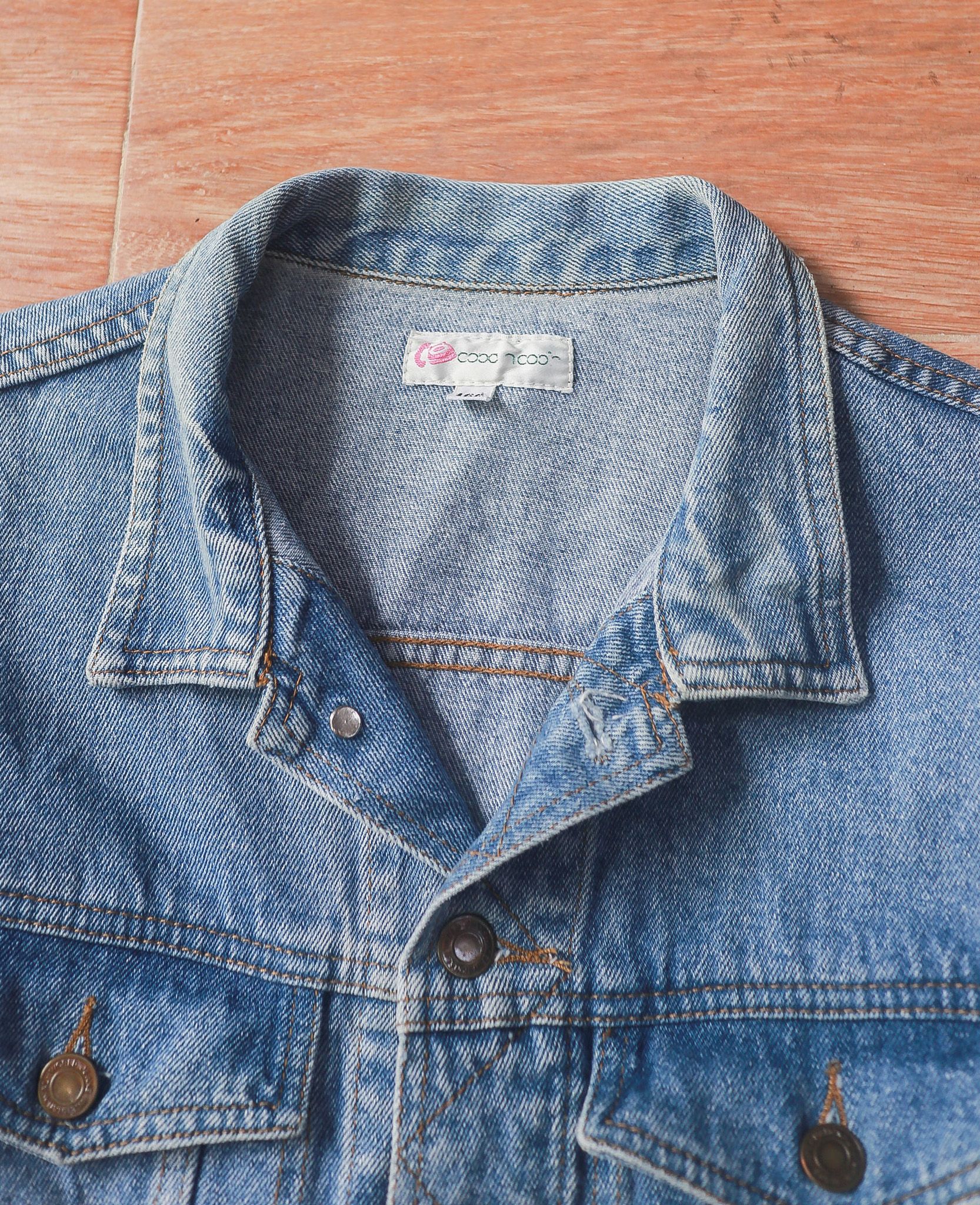  07.14.24 - VTG CROPPED DENIM JACKET - COCO 