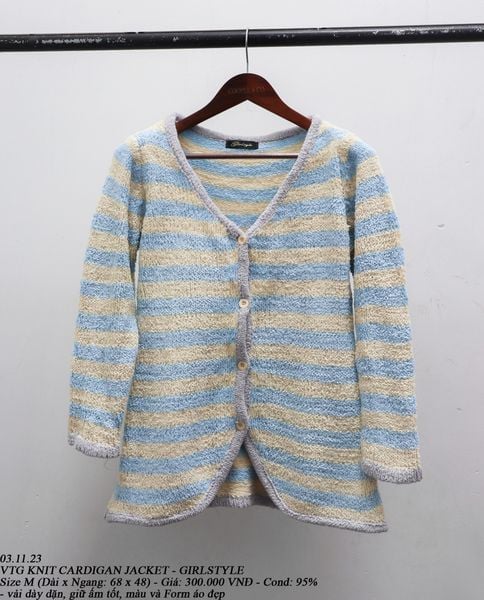  03.11.23 - VTG KNIT CARDIGAN JACKET - GIRLSTYLE 